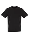 Herno Men Resort T-shirt In Cotton And Light Stretch Nylon In Animal Print