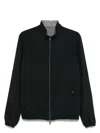 Herno Reversible Blouson Jacket In Blue
