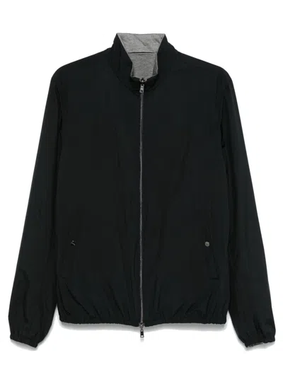 Herno Men Reversible Blouson Jacket In Blue