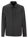 Herno Shirt-cut Jacket In Tech Wool In Gray
