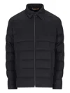Herno Polo-collar Padded Jacket In Black
