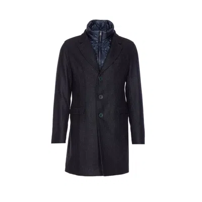 HERNO HERNO MEN SINGLE BREASTED COAT