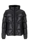 Herno Men Slate Nylon Down Jacket In Black