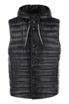 Herno Sleeveless Down Jacket In Blue