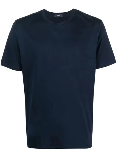 Herno Men T-shirt In Blue