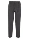 Herno Drawstring Waist Wool Blend Knickerbocker Trousers