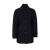Herno Men Washington Padded Raincoat In Black