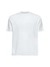Herno T-shirt In Superfine Cotton Stretch And Light Scuba In White