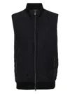 Herno Men's Zipped Vest In Blue