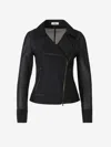 Herno Women's Full Zip Jacket In Biker Style