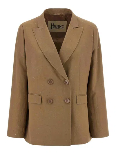 HERNO MICRO SEQUIN BLAZER