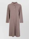 Herno Mid Length Coat Collared Neck Large Pockets In Multi