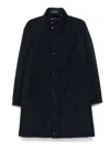 Herno Mid-length Down Jacket With High Collar In Black
