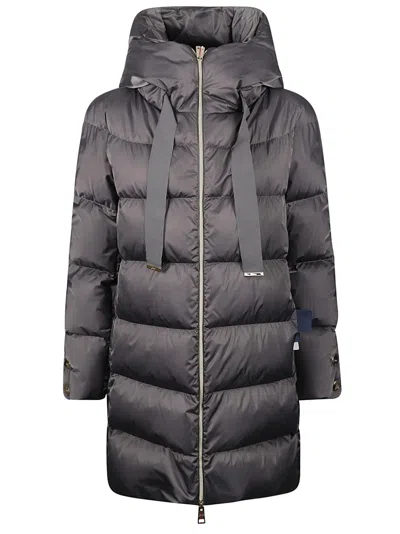 Herno Mid-length Padded Jacket In Grey