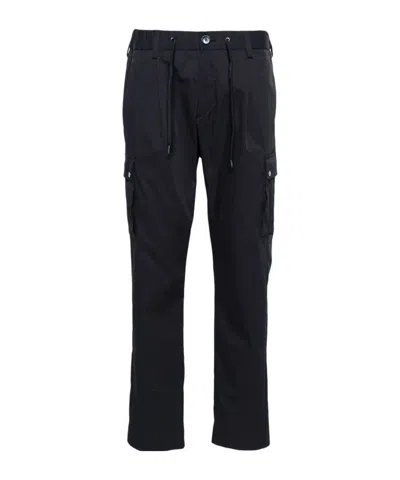 Herno Mid-rise Cargo Trousers In Black