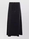 Herno Midi And Knee Length Skirt With Drawstring In Black