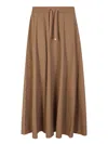 Herno Midi Brown Skirt