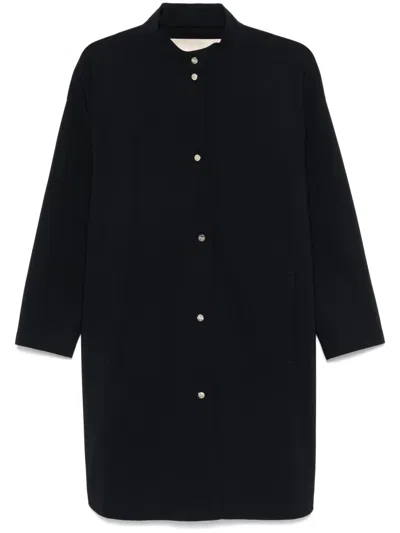 Herno Midi Coat In Black