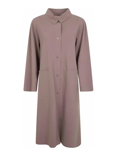 Herno Midi Coat In Grey