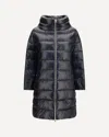 Herno Navy Blue Nylon Matilde Down Jacket In Black