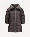 Herno Midi Down Jacket In Grey