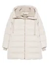 Herno Midi Down Jacket In Pink