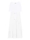 Herno Midi Dress In Multi