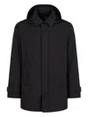 Herno Men Waterproof 2-layer Laminar Fabric In Black