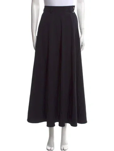 Pre-owned Herno Midi Length Skirt In Black