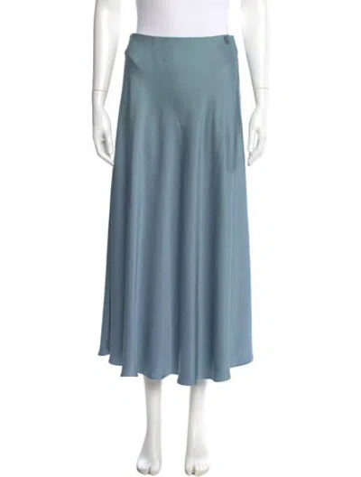 Pre-owned Herno Midi Length Skirt In Blue