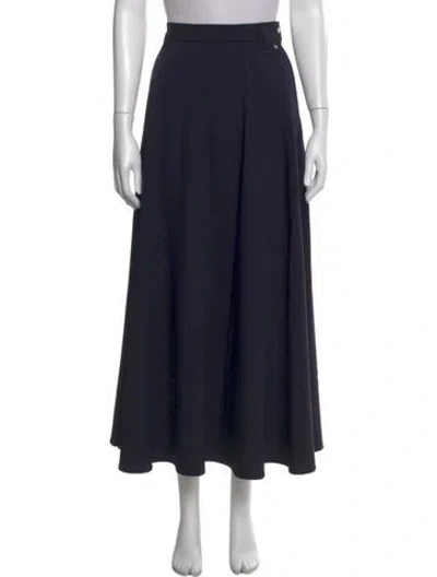 Pre-owned Herno Midi Length Skirt In Blue
