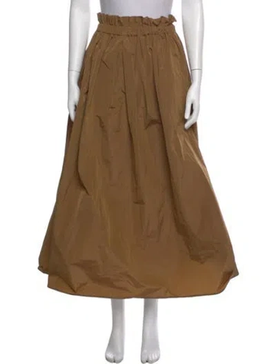Pre-owned Herno Midi Length Skirt In Brown