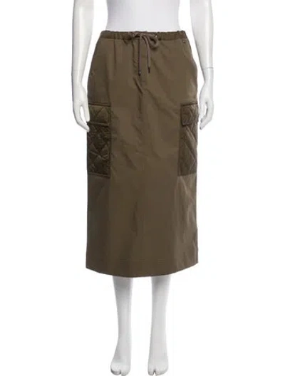 Pre-owned Herno Midi Length Skirt In Green