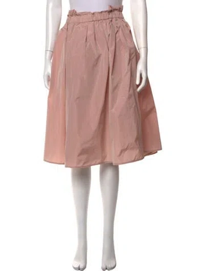 Pre-owned Herno Midi Length Skirt In Pink