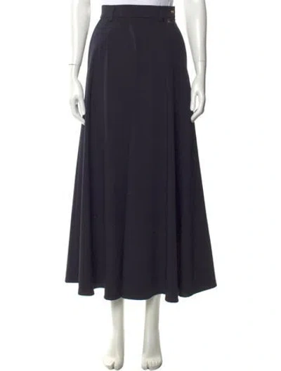 Pre-owned Herno Midi Length Skirt W/ Tags In Blue