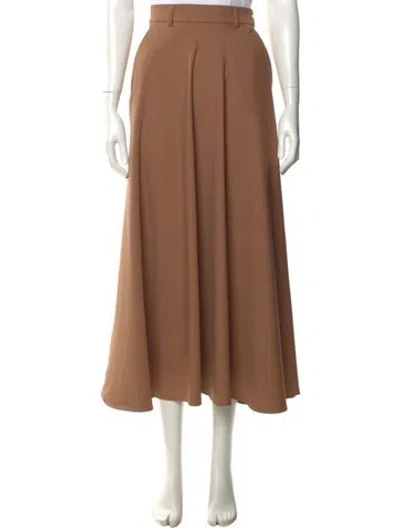 Pre-owned Herno Midi Length Skirt W/ Tags In Brown