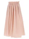 Herno Pink Water-repellent New Techno Taffeta Flare
