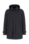 Herno Men Waterproof 2-layer Laminar Fabric In Blue