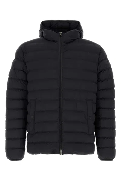 Herno Midnight Blue Stretch Nylon Jacket