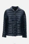 Herno Mini Down Jacket In Blue