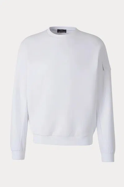 Herno Mini Lightweight Sweatshirt For Spring/summer 2026 In White