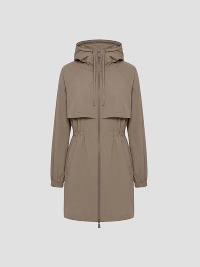 Herno Mini Short Jacket For Spring/summer 2026 In Light Dove