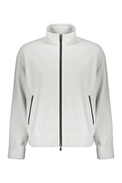 Herno Minimalist Fleece Sweatshirt In Gray