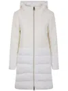 Herno Hooded Padded Jacket In White