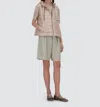 Herno Vest In Shiny Ribbed Knit In Multi