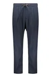 Herno Modern Casual Pants Made Of Quality Fabric In Blue