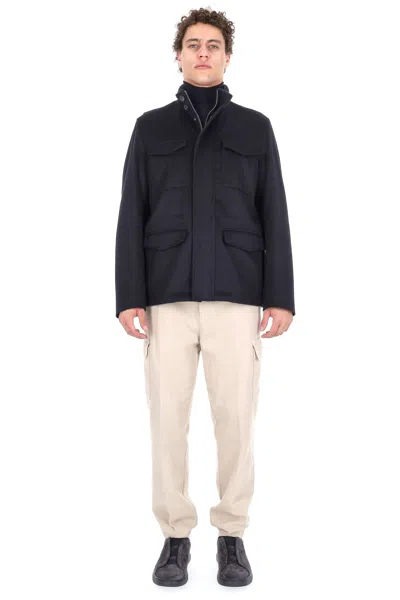 Herno Modern Men's Coat - Fw25 Collection In Black