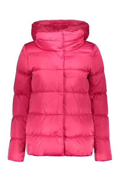 Herno Modern Pink Padded Jacket With Hood