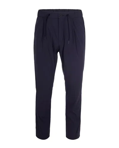 Herno Modern Tailored Men's Trousers In Blu