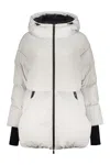 Herno Modern White Puffer Jacket With Hood And Zip In White